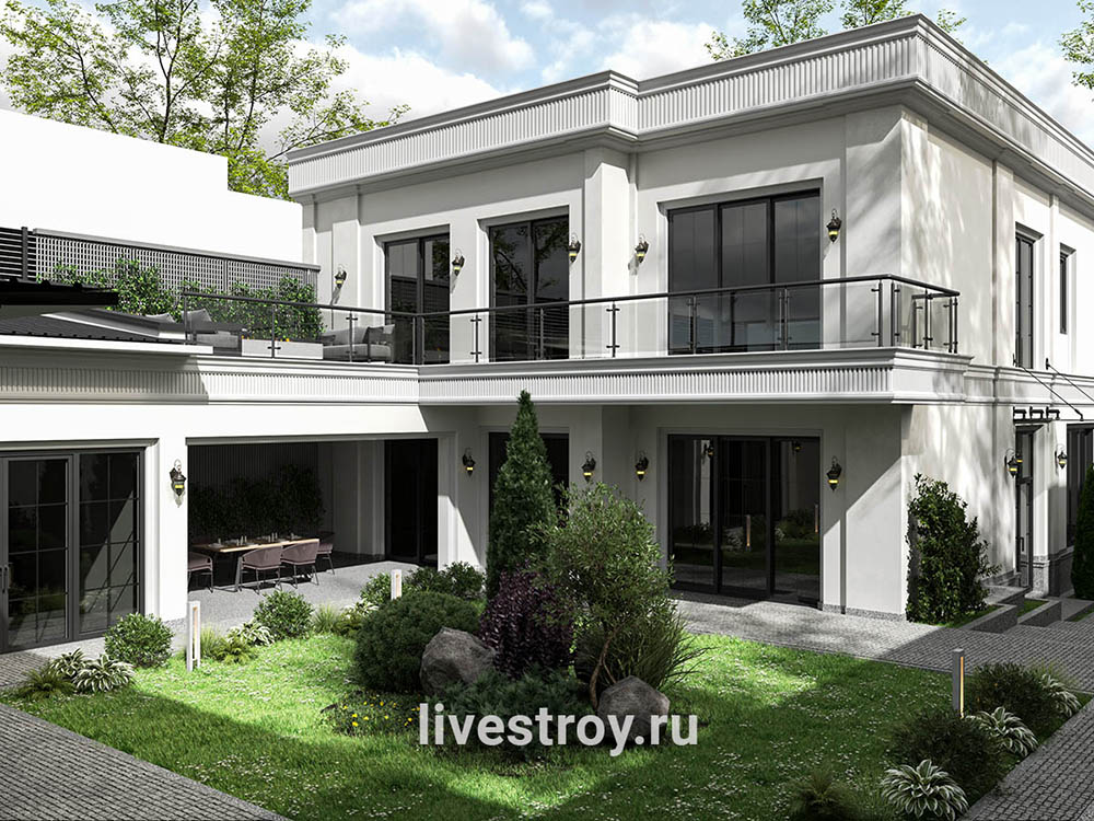 Проектирование, разработка проекта интерьера и строительство жилого дома в 3 уровня в г. Ташкент